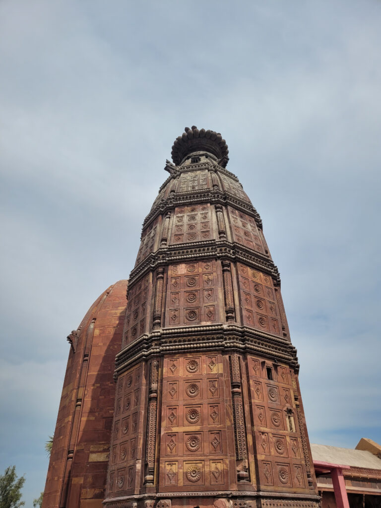 A temple in Vrindavan. 