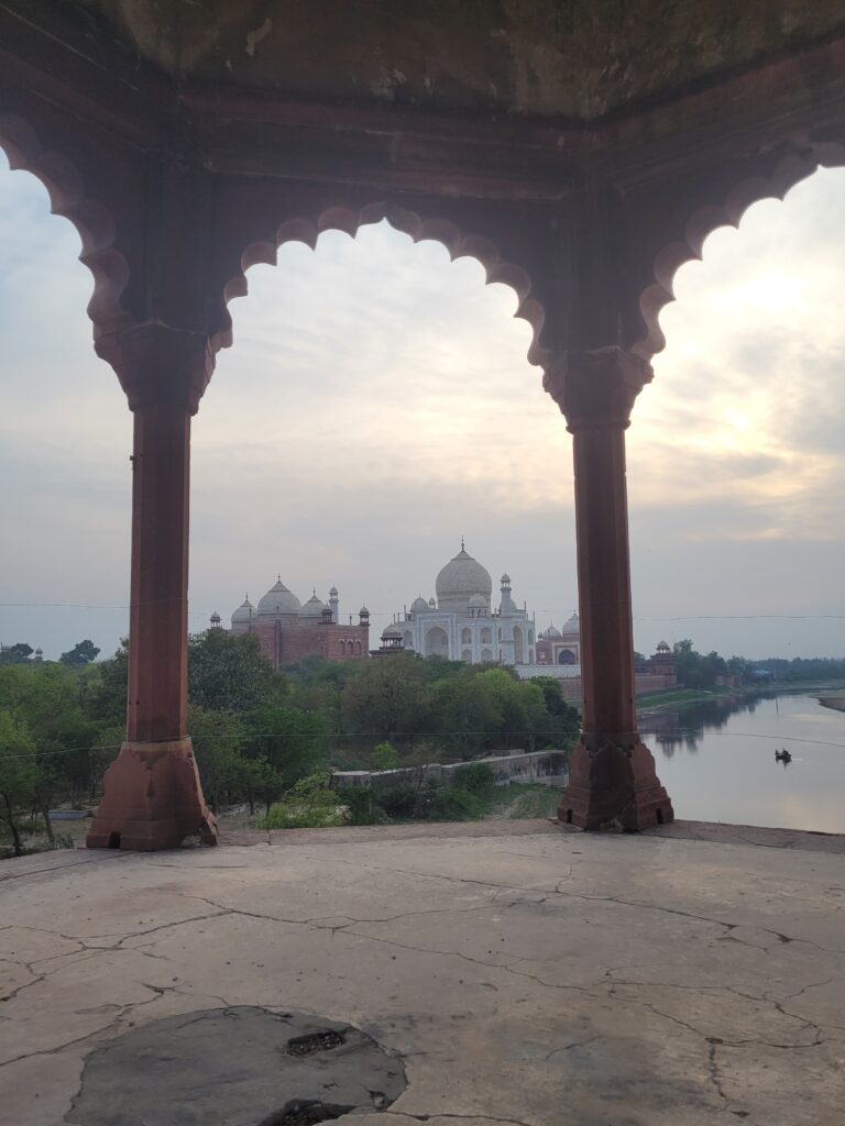 Taj Mahal as seen from the secret view point