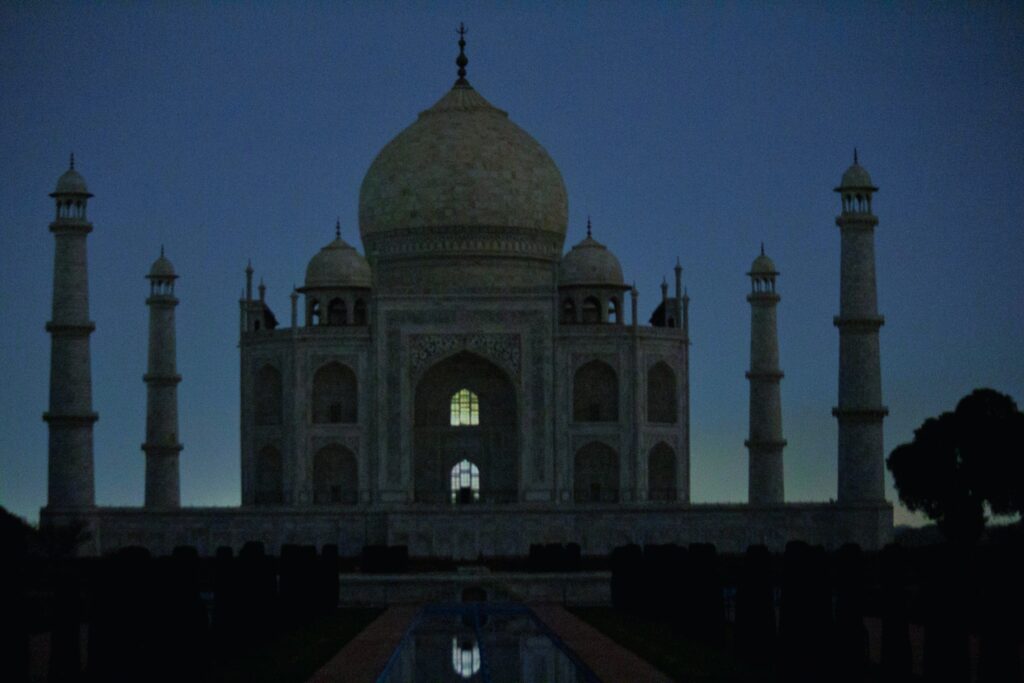 Taj Mahal, Agra at night